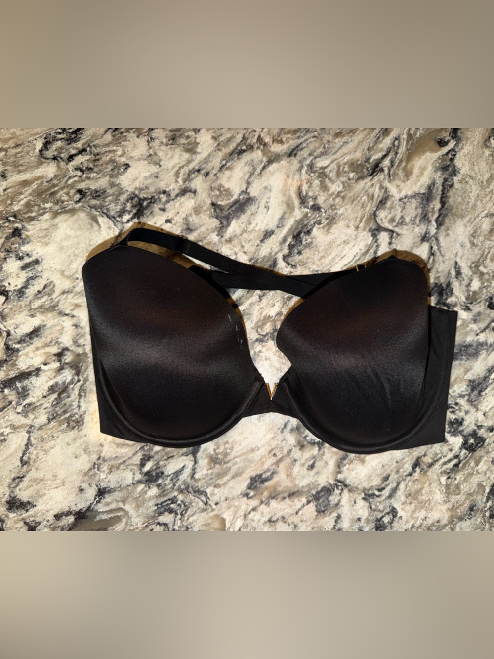 Victoria's Secret perfect coverage Black Bra with Gold Accent - Picture 2 of 6